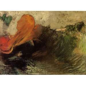  Hand Made Oil Reproduction   Odilon Redon   24 x 18 inches 