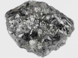   50ct Fancy Large Black 100% Natural Space Rock? Rough Diamond Specimen
