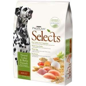   Selects Dog Food Natural Turkey & Barley, 6 lb   5 Pack