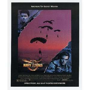  1990 Charlie Sheen Navy Seals Movie Promo Print Ad (Movie 