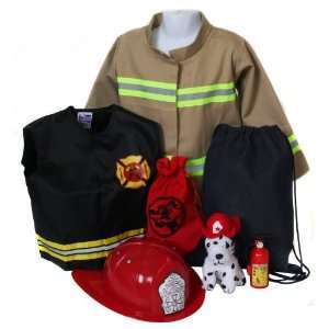  Fireman Hero Dress Up Bag Set Size S Toys & Games