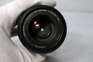   80 200mm f4.5 5.6 AF lens xi power zoom Sony Alpha 043325434303  
