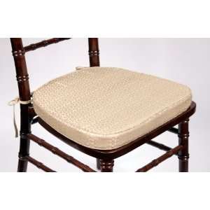  Chiavari Chair Cushion Premium Circle Gold Art Nouveau 