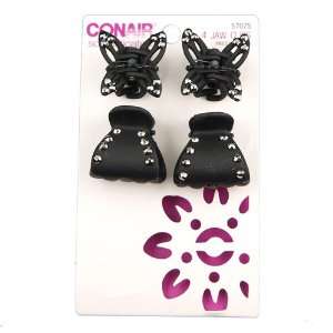  Conair Sophisticates Jaw Clips, 4 ct. Health & Personal 