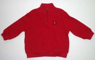 Boy 18 mo CHAPS Ralph Lauren Half Zip Pullover NWT  