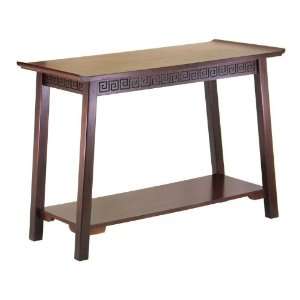  Chinois Console / Hall Table With Shelf By Winsome Wood 
