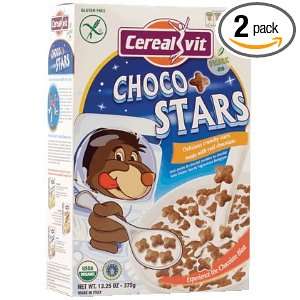 Cerealvit Chocolate Stars Gluten Free Cereal, 13.2500 Ounce (Pack of 2 