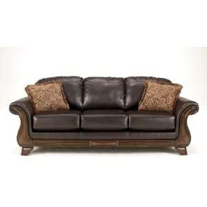  Traditional Java Dark Brown Sofa