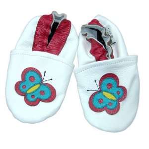  Augusta Baby Butterfly Soft Sole Leather Baby Shoe (12 18 