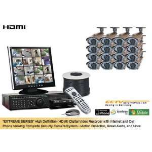 INTRODUCTORY PRICE! EXTREME SERIES Complete 16 Camera Indoor/Outdoor 