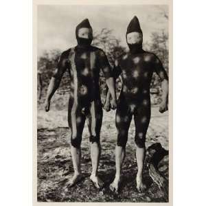  1931 Ghost Selk nam Onas Tierra de Fuego Body Art Mask 