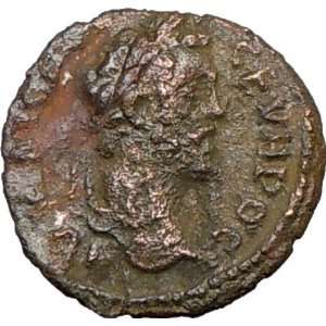 SEPTIMIUS SEVERUS 193AD Authentic Ancient Roman Coin ATHENA Wisdom War 