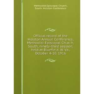  Official record of the Holston Annual Conference 