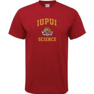   : IUPUI Jaguars Cardinal Red Science Arch T Shirt: Sports & Outdoors