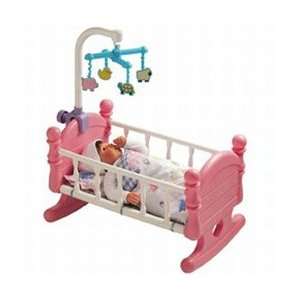  Lee Middleton Dolls 1401 Plastic Cradle With Mobile: Toys 