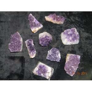  Amethyst Mineral Gift Specimens   Set of 9   Deep Purple 