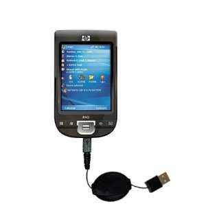  Retractable USB Cable for the HP iPaq 111 with Power Hot 