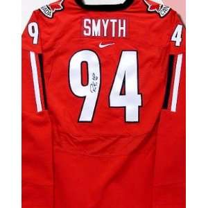  Ryan Smyth Signed Jersey   Team Canada: Sports & Outdoors