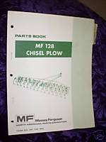 Massey Ferguson 128 Chisel Plow Parts Manual  