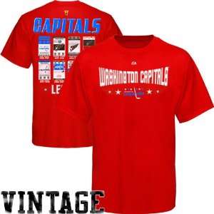  NHL Majestic Washington Capitals Hockey Tickets T Shirt 