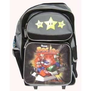  Super Mario Bros. Light Up Large Rolling BackPack Toys 