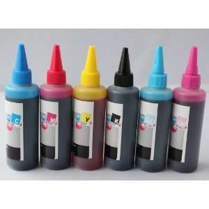  Compatible Ciss Refill Ink Bottles(600ml, 100ml Per Color 