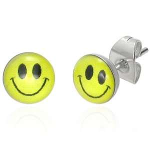 The Stainless Steel Jewellery Shop   Stainless Steel Smiley Face (no 
