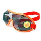 Kroops Brass Skydiving Clear lens Goggles Yellow