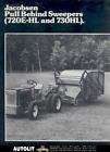 1985 Jacobsen 720 730 Lawn & Garden Tractor Brochure