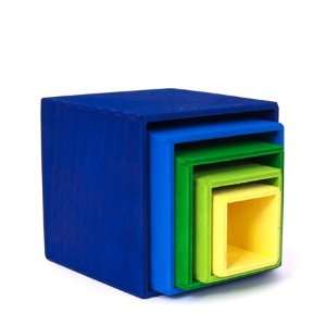  Small Stacking Boxes Blue Toys & Games