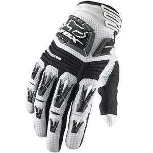  Fox Racing Pawtector Gloves   9/White Automotive