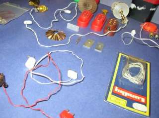 Lundby Dollhouse Lighting Light Fixtures Lamps Wire Lot  