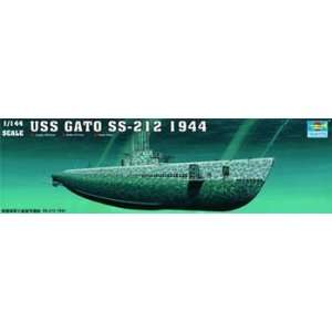   144 USS Gato SS 212 Sub 1944 (Plastic Model Ship) Toys & Games