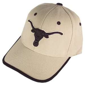  Texas Longhorns Khaki Classy 1Fit Hat