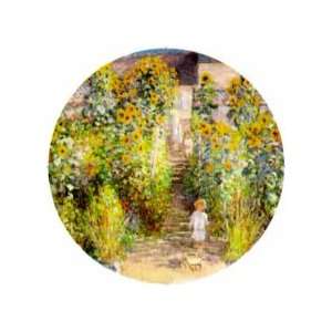  Claude Monets Garden At Vetheuil Keychain Everything 