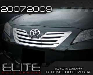 2007 2009 Toyota Camry Chrome Grille Overlay  