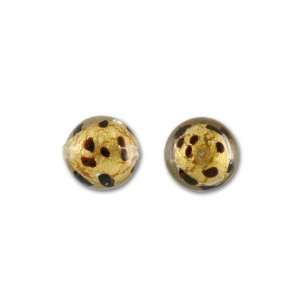   Leopard Print Round   Clear with Black Spots Arts, Crafts & Sewing