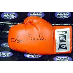  Leon Spinks Autographed/Hand Signed Boxing Glove Sports 