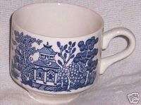 Vintage Churchill Blue Willow Coffee Cup  