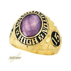  Nugget Ring   10kt Yellow Gold Jewelry