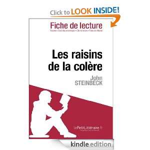 Les raisins de la colère de John Steinbeck (Fiche de lecture) (French 