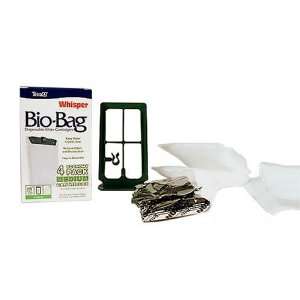  Tetra Whisper Bio Bag Disposable Filter Cartridge, Medium (4 Pack 