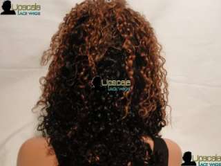 full lace wig curly duo COLOR medium cap size  