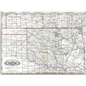   Railroad & County Map ~ Geo Cram ~ 24 x 36 Pete Charlton Books