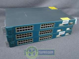 Qty 3 Cisco Catalyst 3500 Series XL Switch WS C3524 XL EN 
