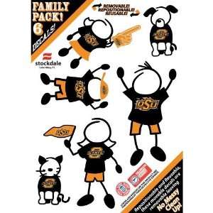 Academy Sports Stockdale NCAA Family Decals 6 Pack  Sports 