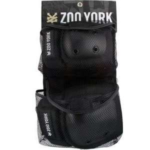  Zoo York Black Junior Knee & Elbow Combo Skate Pads