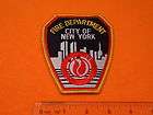 City of New York Fire Department 4 Iron on Patch