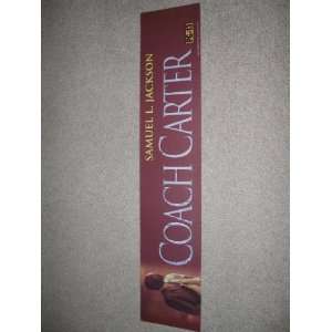 COACH CARTER (minor imperfections) 5X25 D/S MOVIE MYLAR