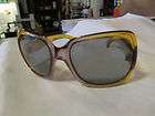 COOL PAIR OF LADIES VINTAGE FRANCE TWO TONED FRAME SUNGLASSES LOOK